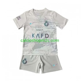 Al-Nassr Bambino Maglia Terza 2023/2024 Manica Corta (+ Pantaloncini)